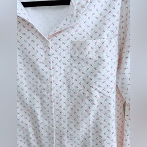 Vintage Vermont Country Store Floral Cotton Pajama Set Women’s L Cottagecore USA